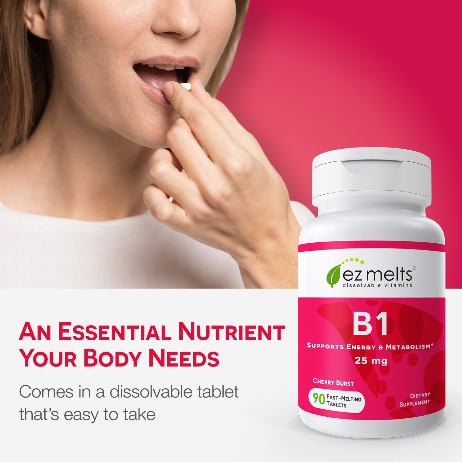 Vitamin B1 Tablets - EZ Melts