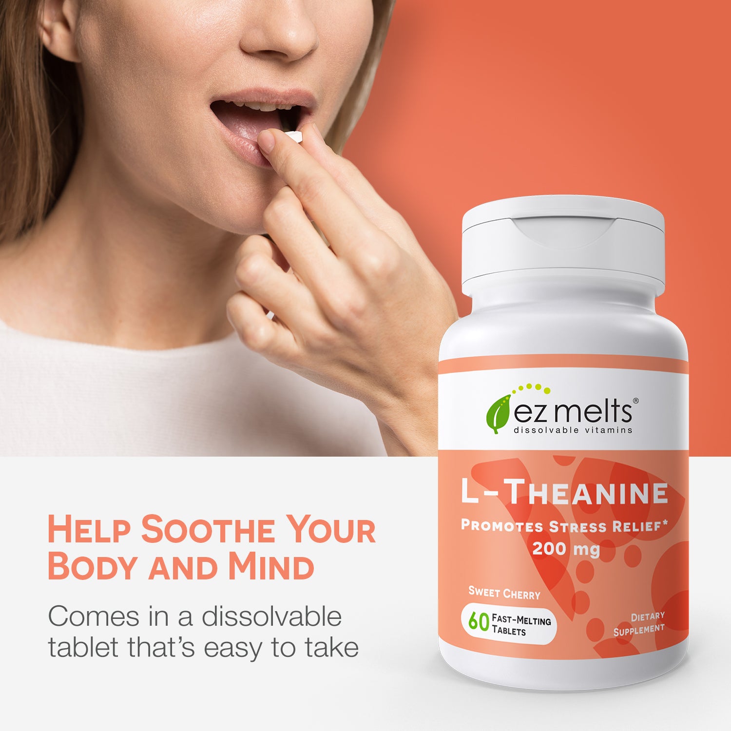 L - Theanine Supplement - EZ Melts