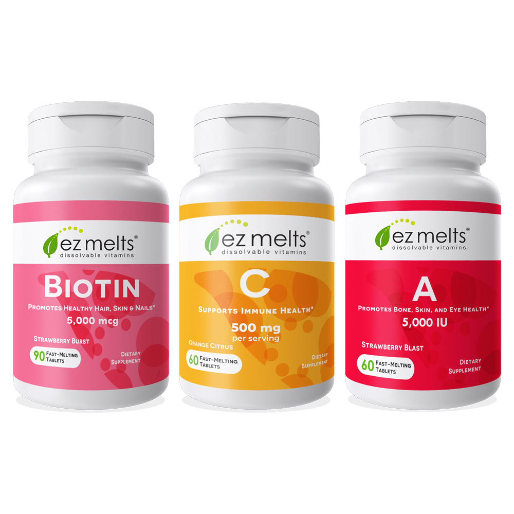 Essential Hair Skin & Nail Bundle - EZ Melts