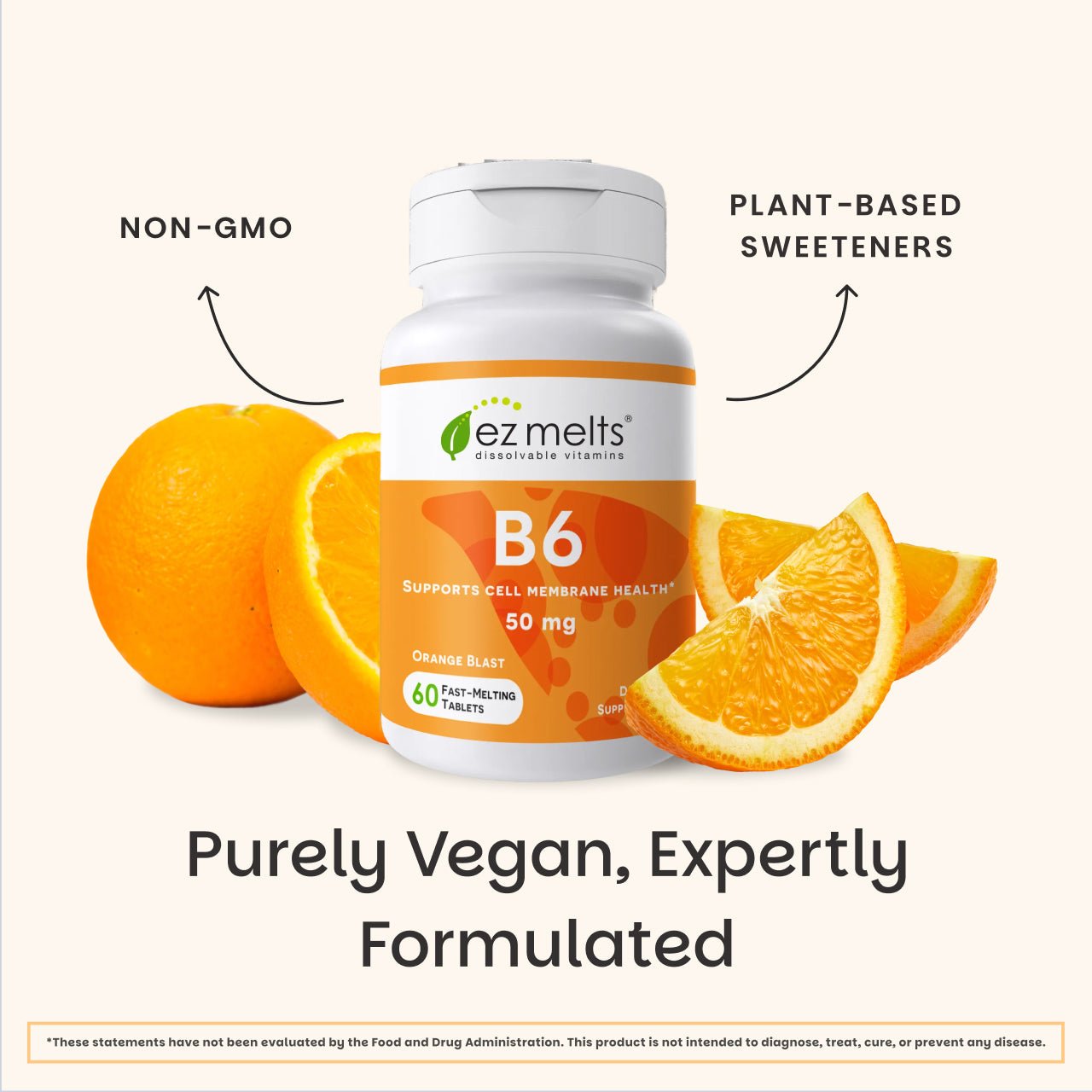 Vitamin B6 Tablets - EZ Melts