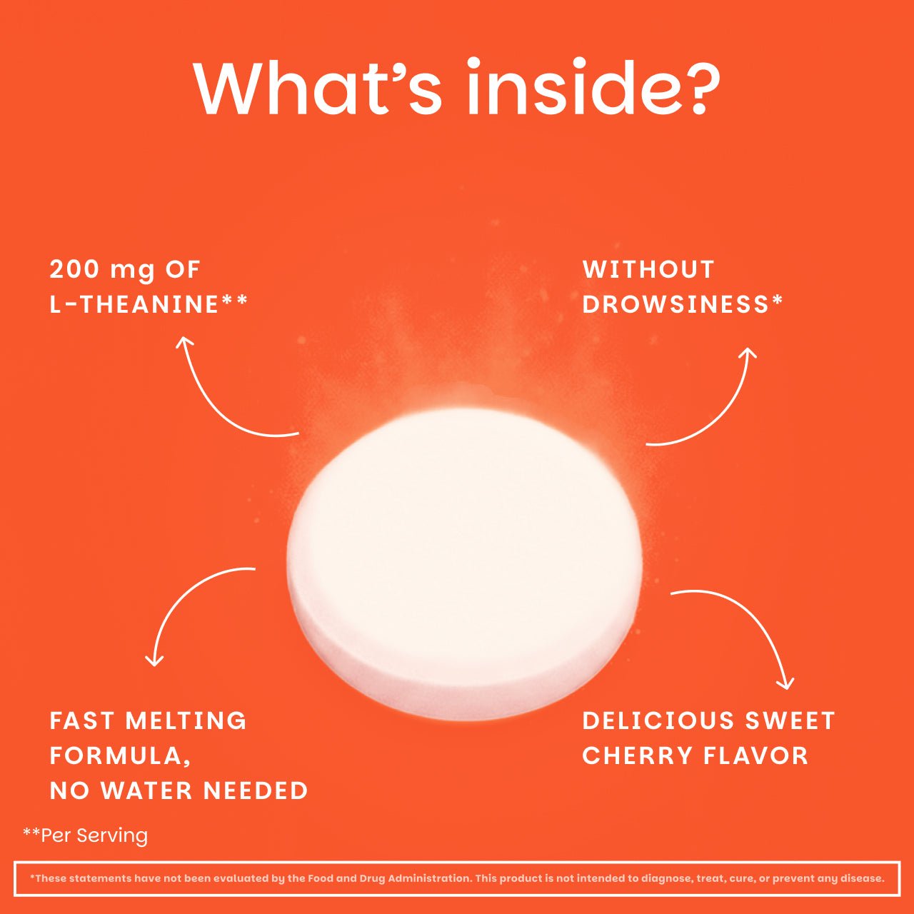 L - Theanine Supplement - EZ Melts