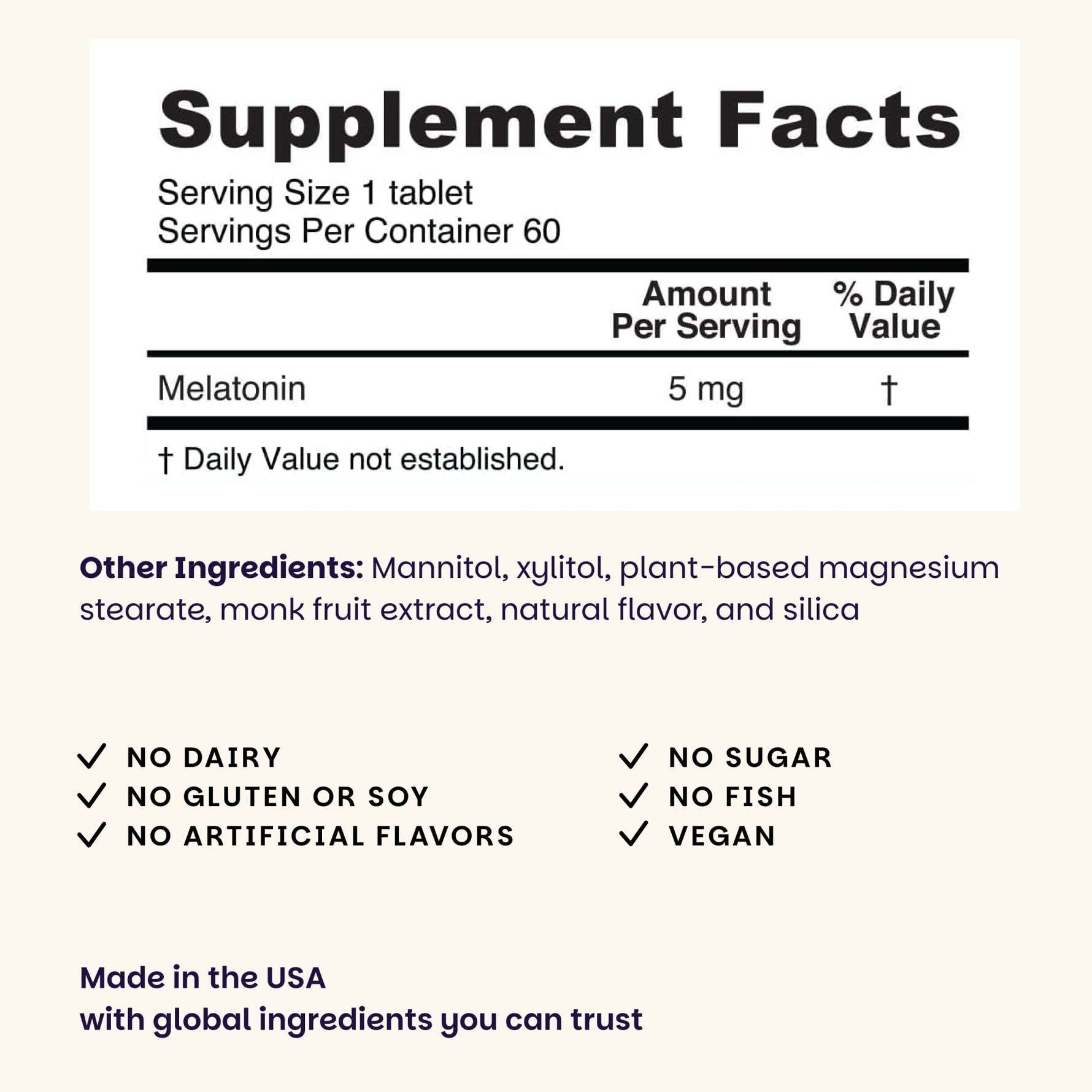 Melatonin Tablets - EZ Melts