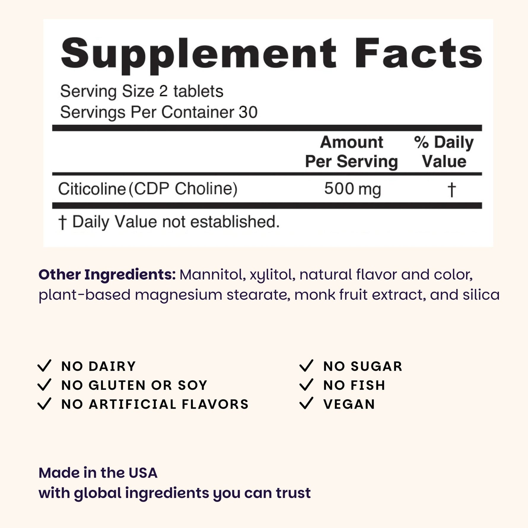 Citicoline - EZ Melts