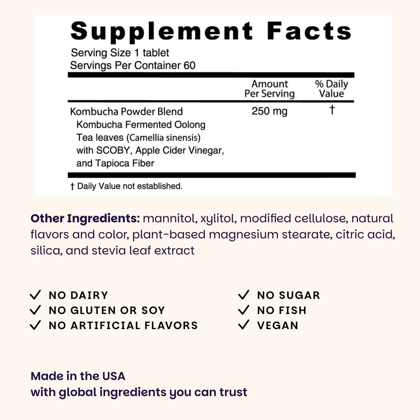 Kombucha Tablets - EZ Melts