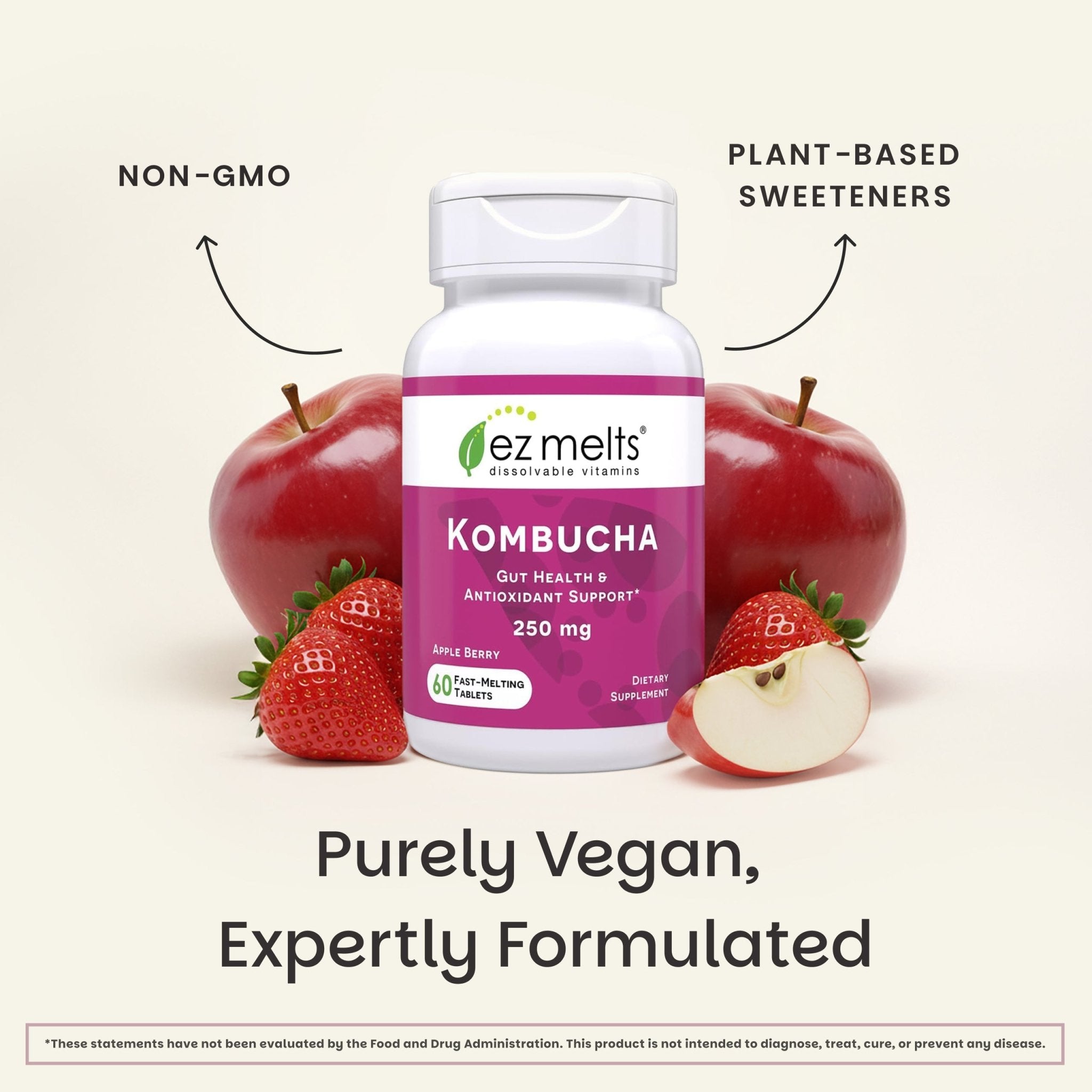 Kombucha Tablets: Dissolvable & Tasty – EZ Melts
