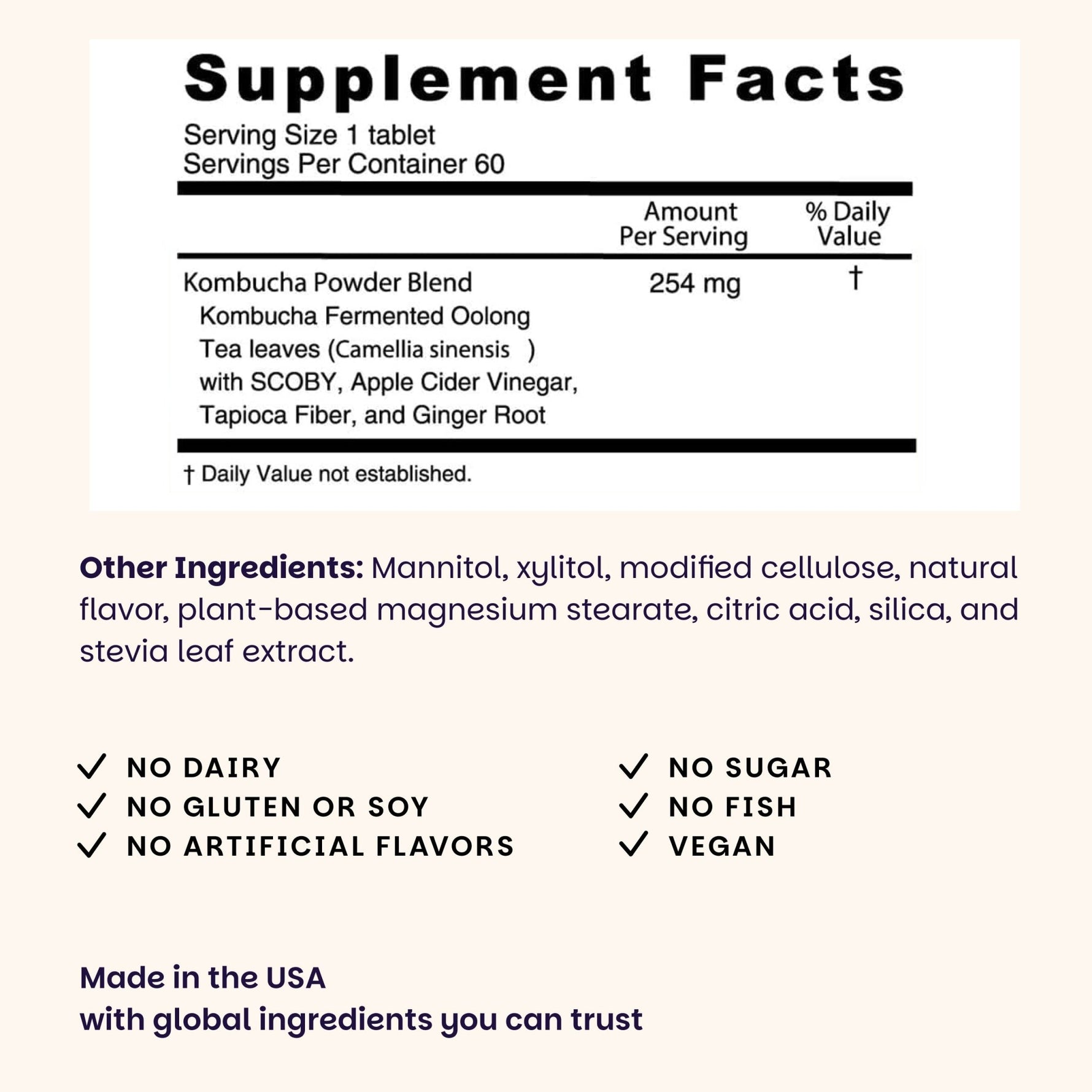 Kombucha Tablets - EZ Melts