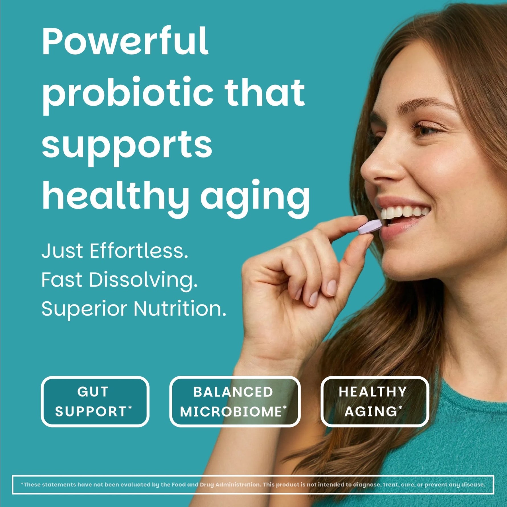 Healthy Aging Probiotic Supplement - EZ Melts