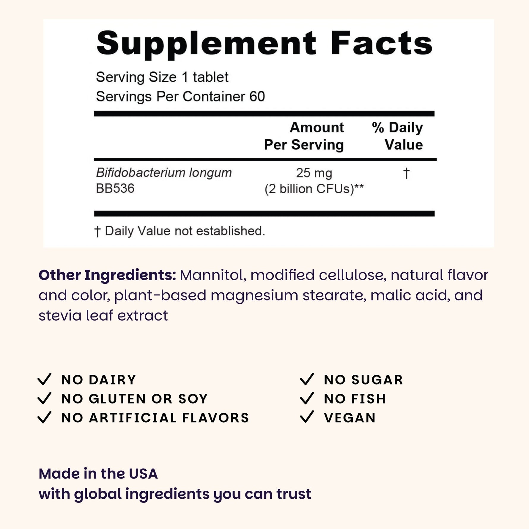 Healthy Aging Probiotic Supplement - EZ Melts