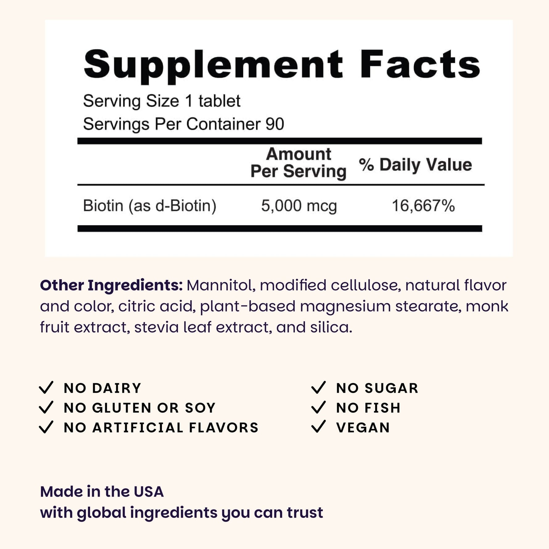 Biotin Supplement - EZ Melts