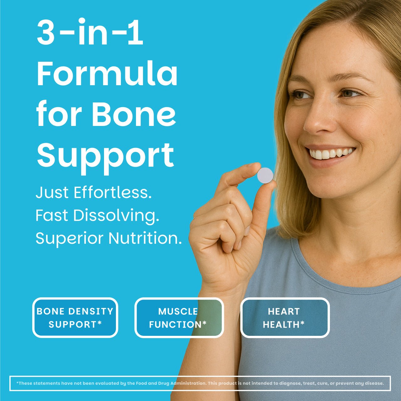 Calcium and Magnesium Supplement - EZ Melts