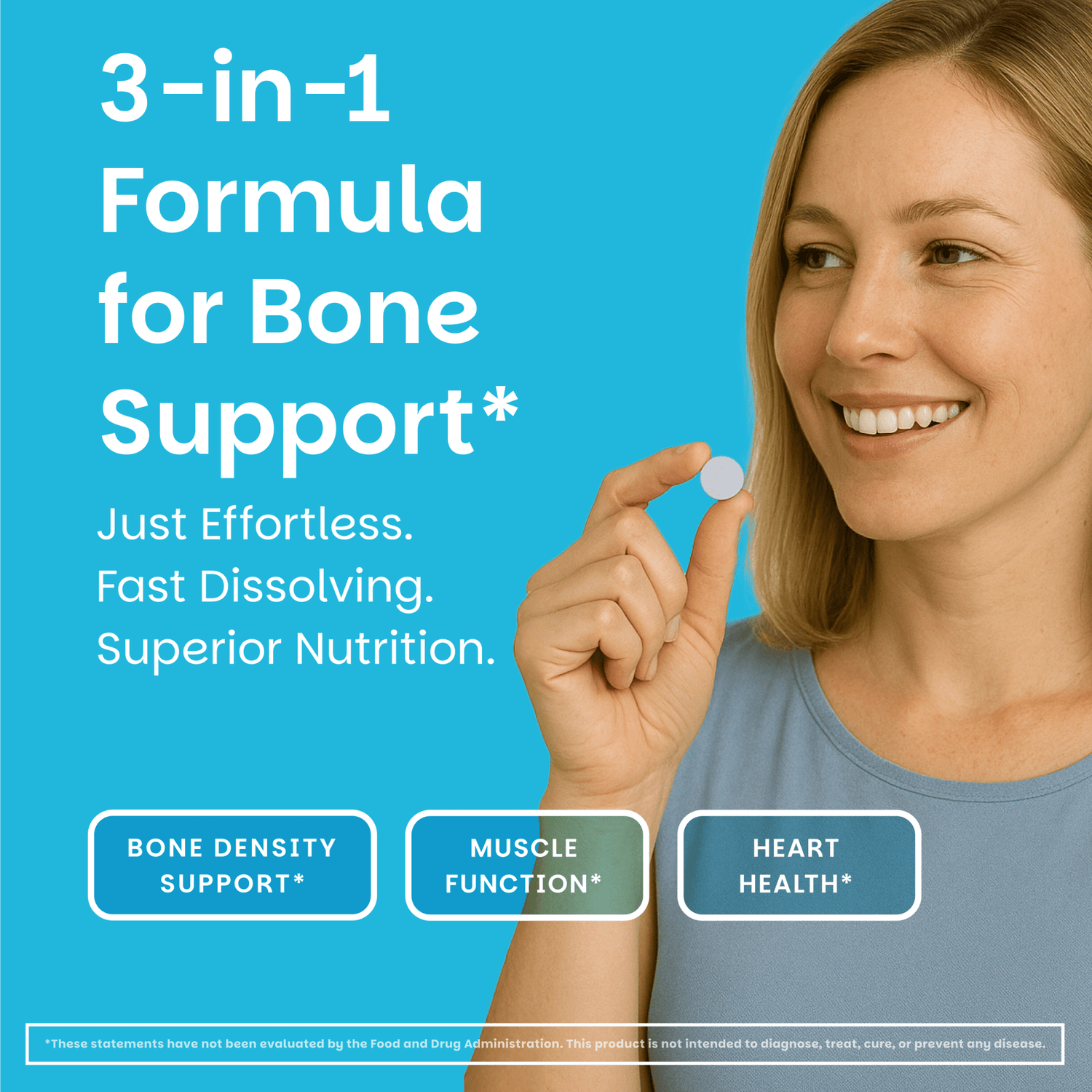 Calcium and Magnesium Supplement - EZ Melts