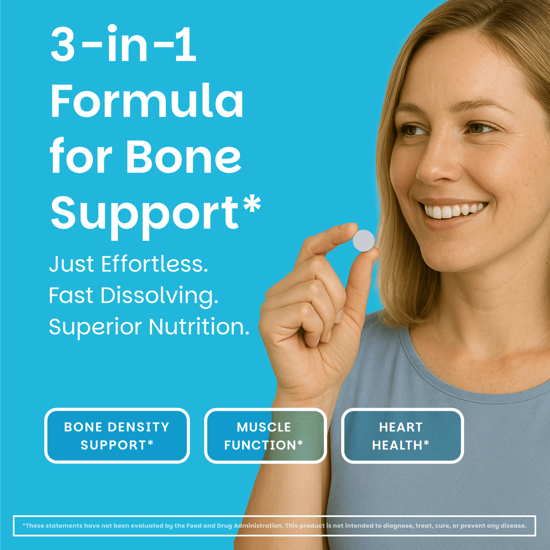 Calcium and Magnesium Supplement - EZ Melts