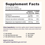 Calcium and Magnesium Supplement - EZ Melts