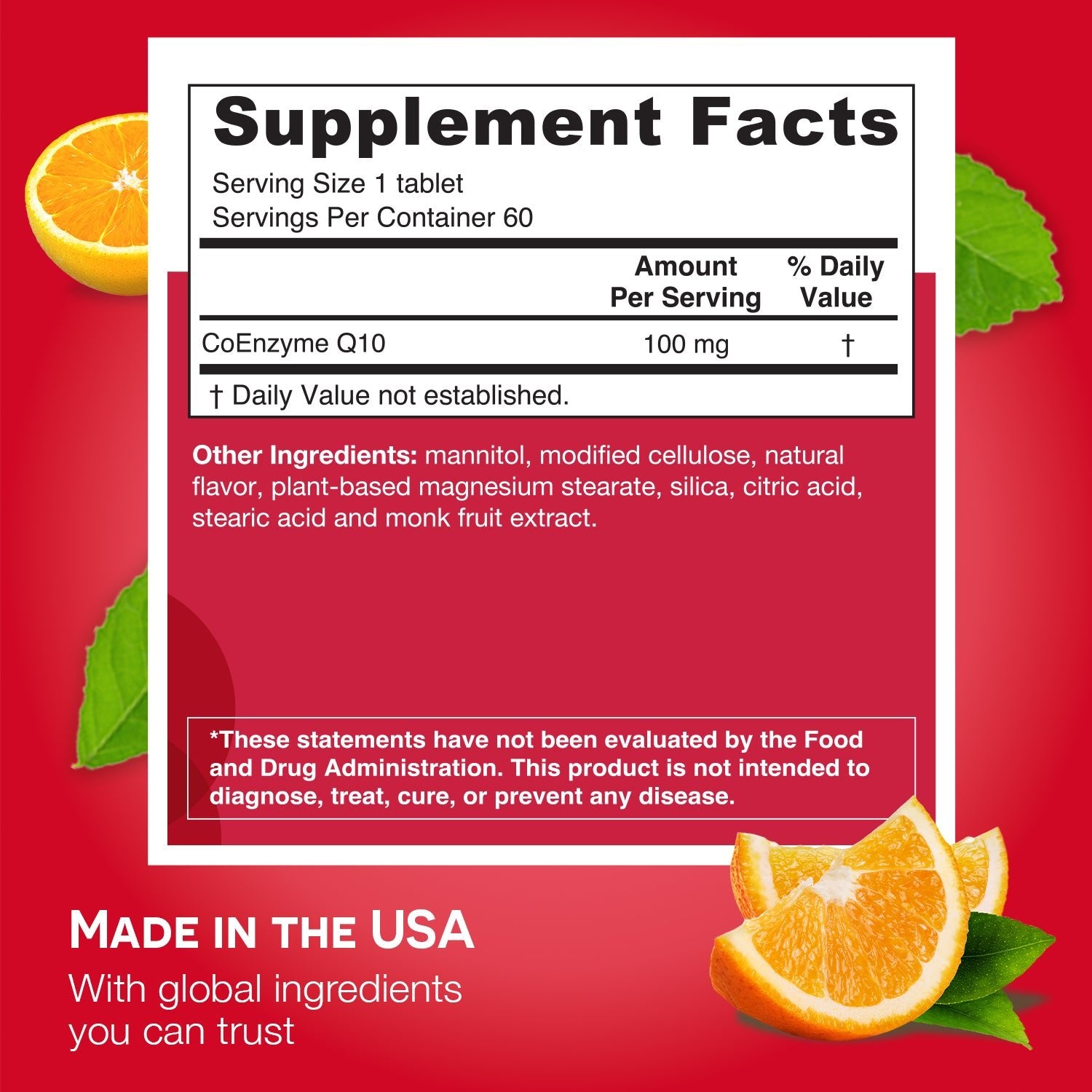CoQ10 Supplement - EZ Melts