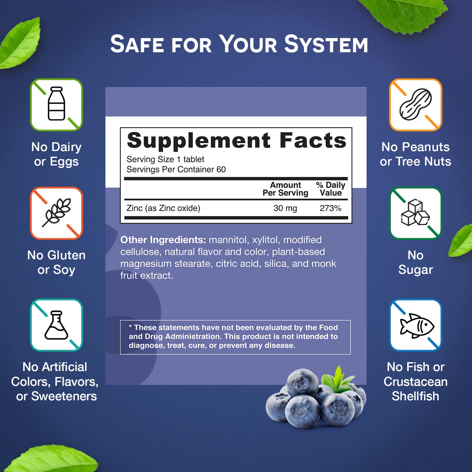 Zinc Supplement - EZ Melts