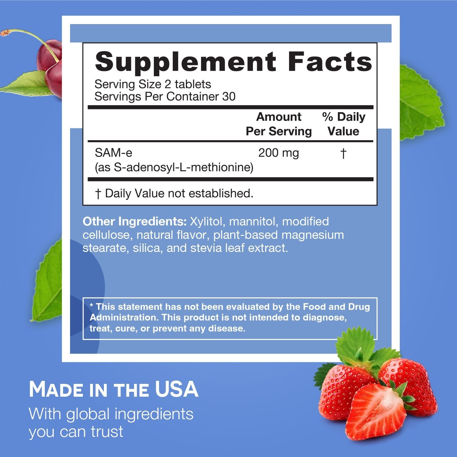 SAM - e Supplement - EZ Melts