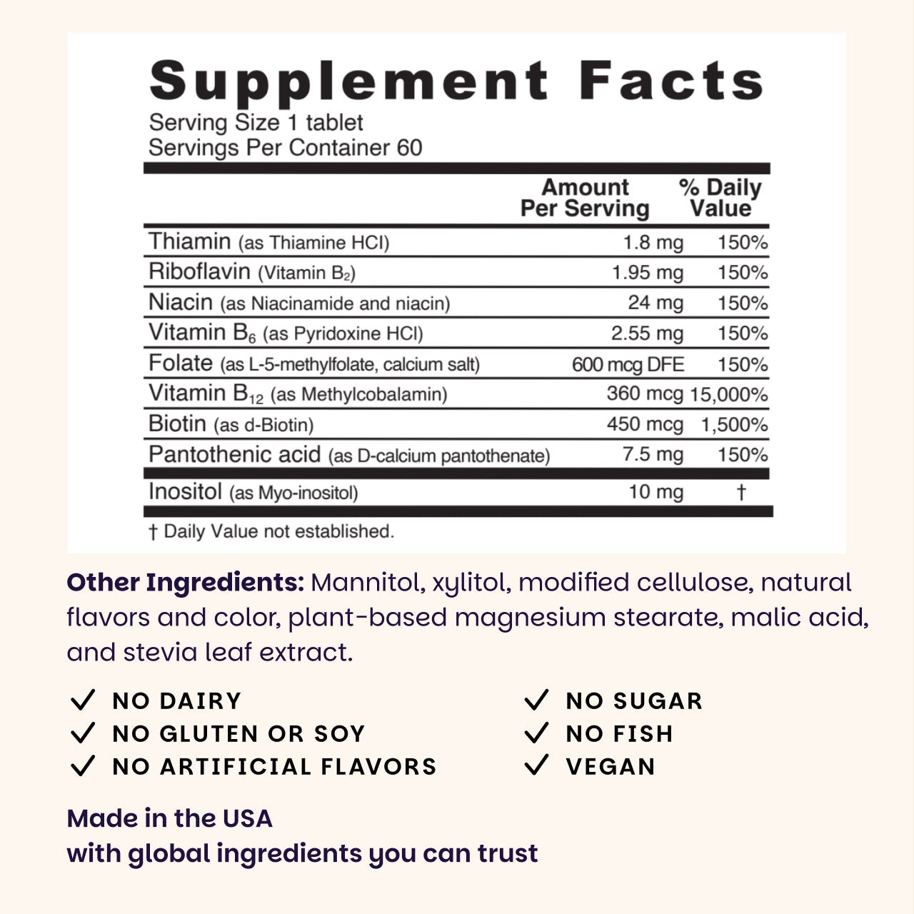 B - Complex Tablets - EZ Melts