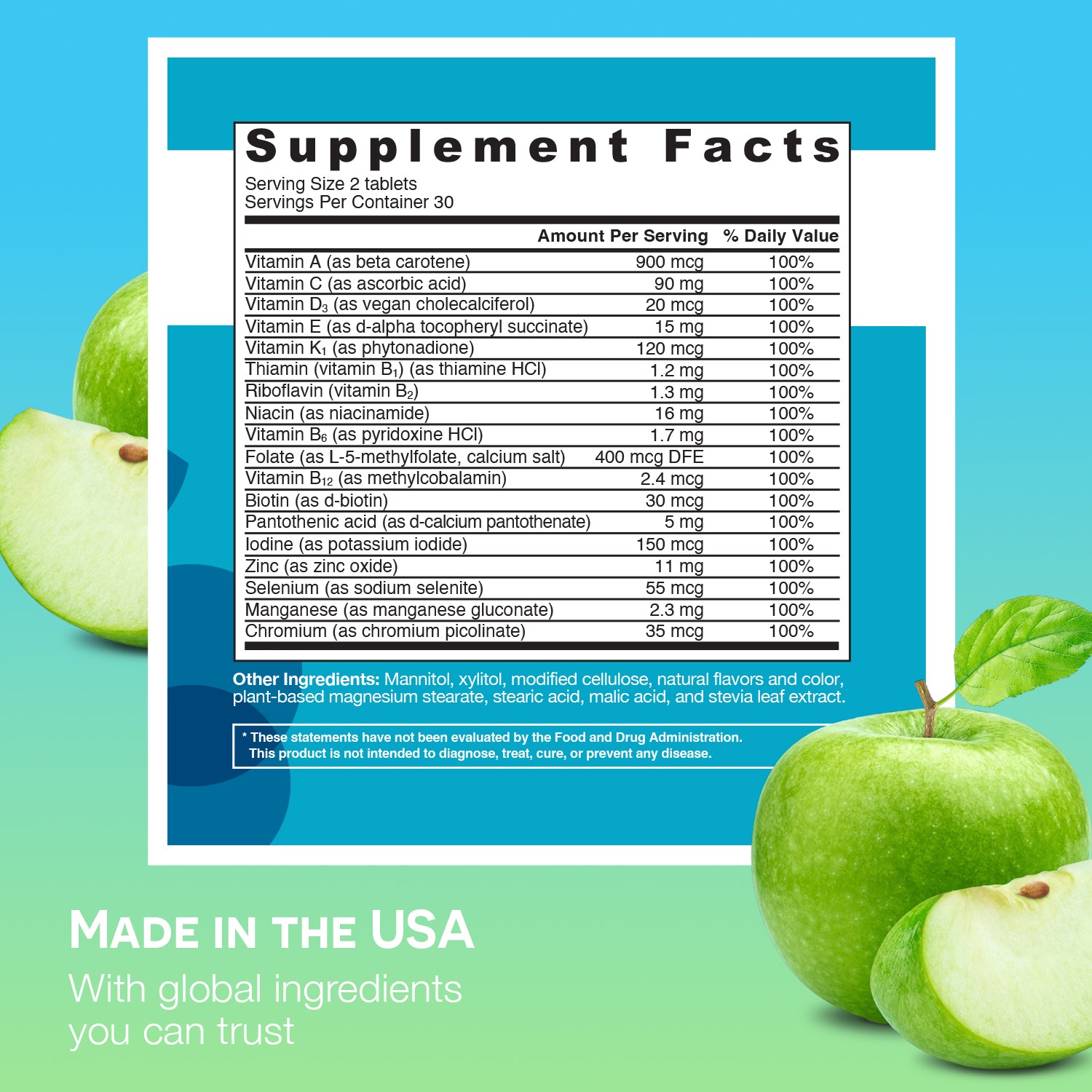 Multivitamin without Iron - EZ Melts