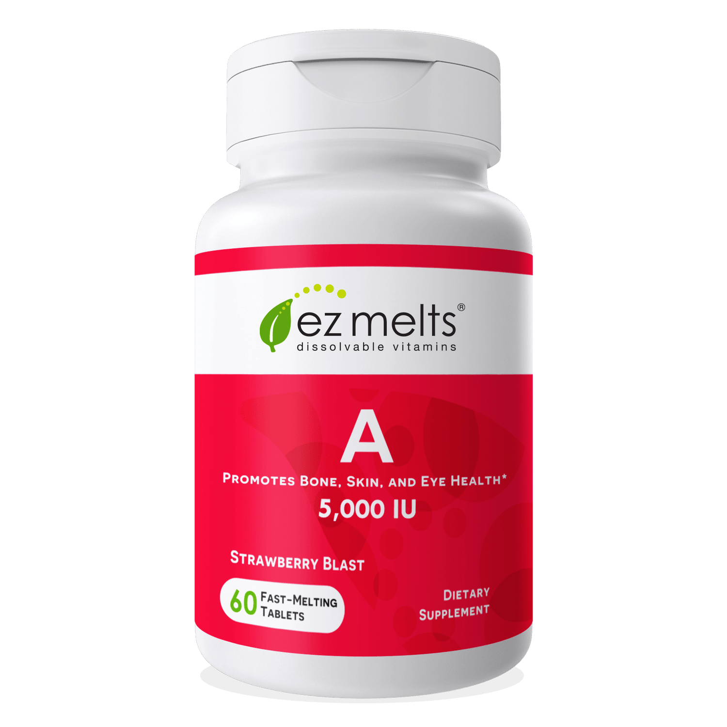 ez melts vitamin A, hair nail and skin vitamins